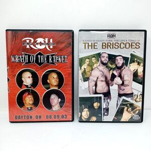 ROH Ring of Honor DVD Lot Wrath of the Racket Raised in Sandy Fork The Briscoes